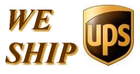 We Ship UPS Daily